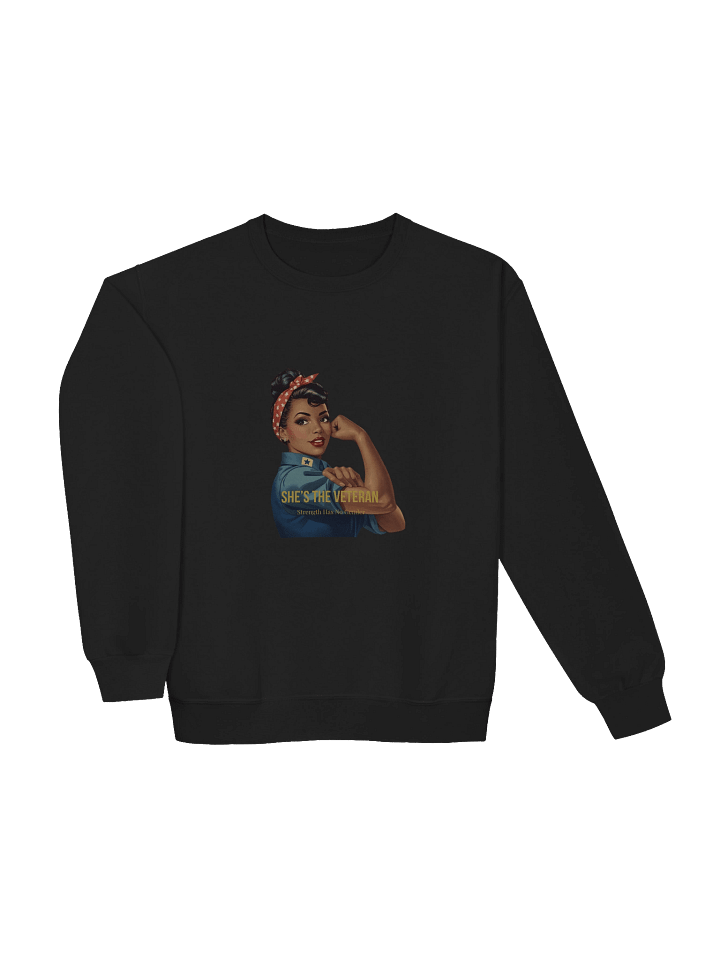 She’s The Veteran Crew Neck Sweatshirt product image (2)