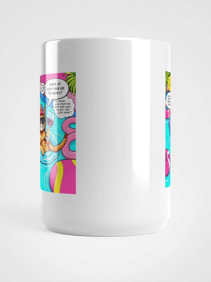 Wine Cat Pool Day Mug product image (6)