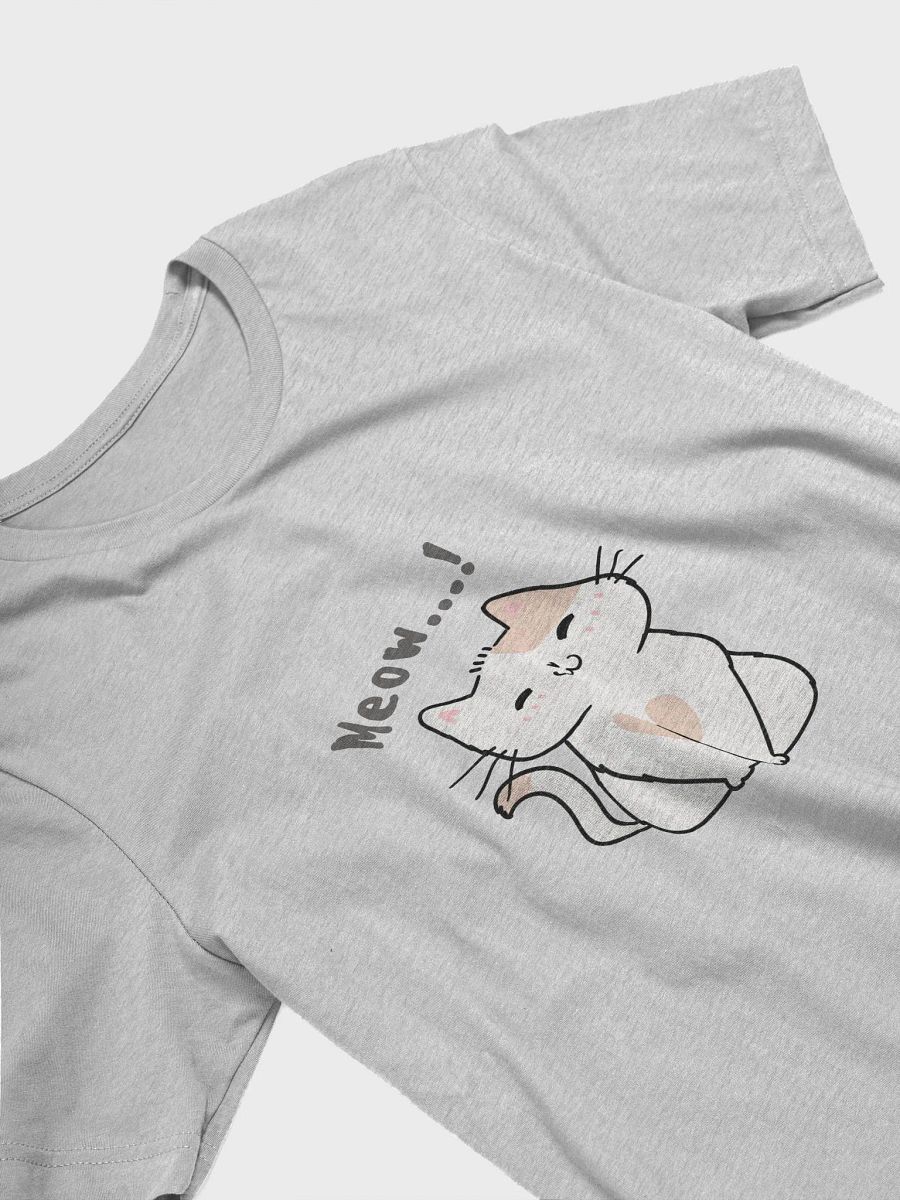 White and Pink Cute Cat T-shirt product image (31)