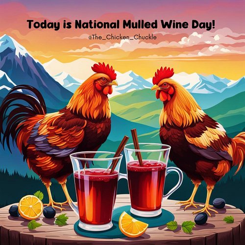 🐔 Happy National Mulled Wine Day! 🍷 Don't mind if I do 🤣

#mulledwinetime #nationalmulledwineday #sundaychillout 

follow @th...