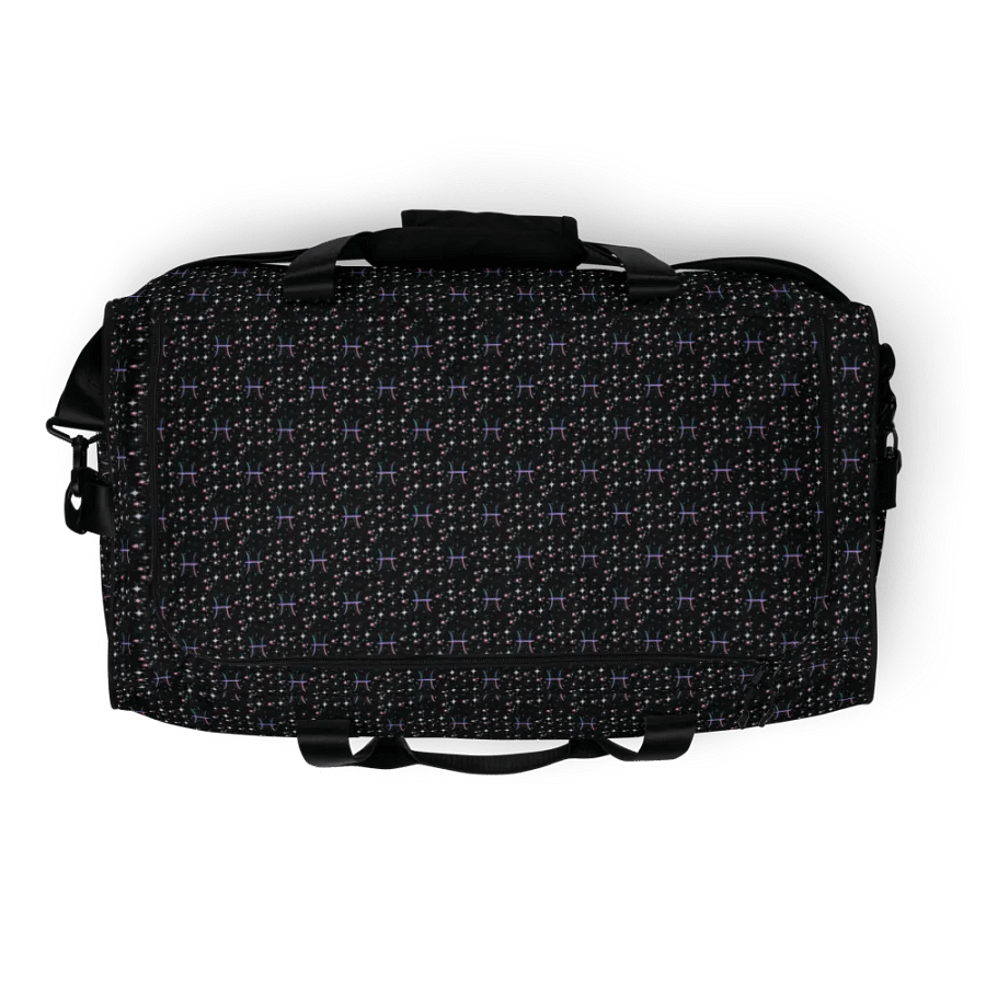 Pisces, Pastel Pisces Glyph, Duffel Bag product image (8)