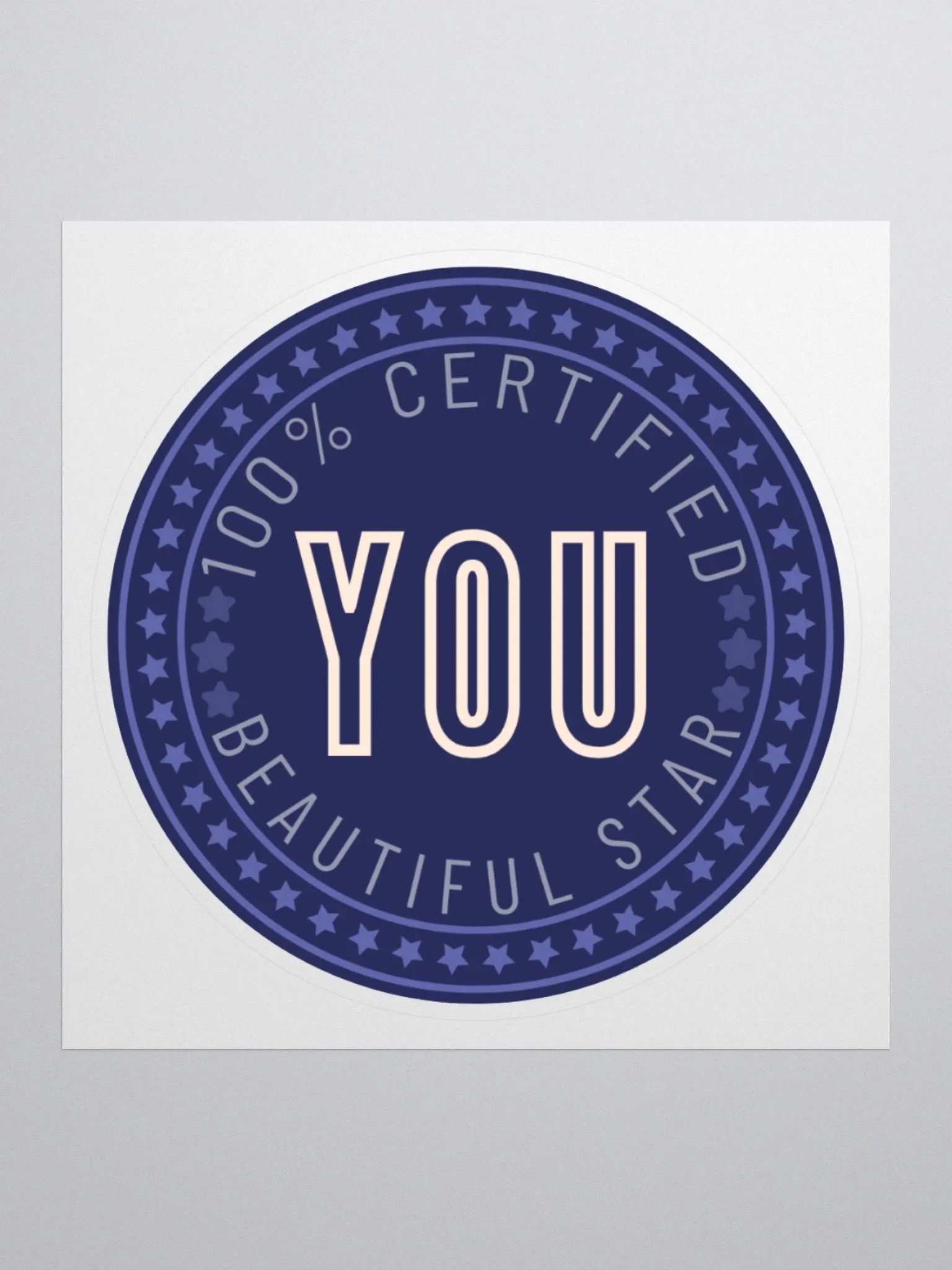 Certified Star -sticker product image (1)