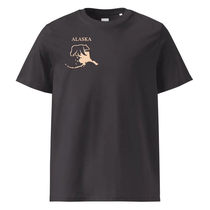Alaska Bear State Outline Organic Tee product image (5)