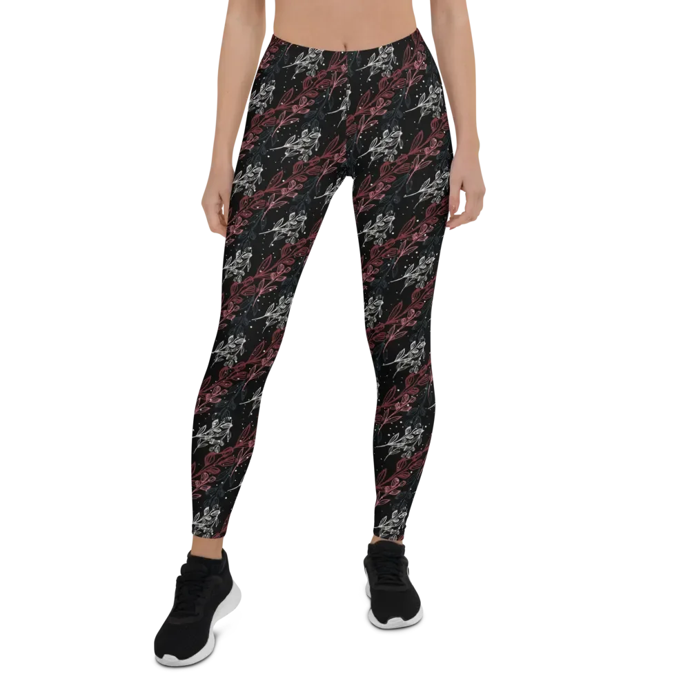 Black All-Over Print Leggings product image (1)