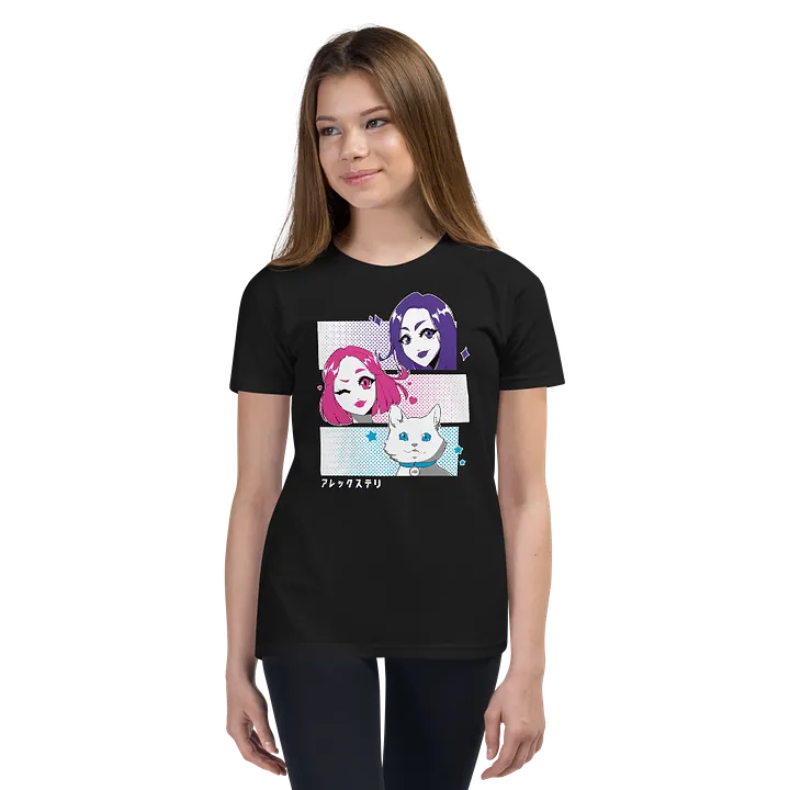 Alex y Tely Anime Youth Shirt product image (1)