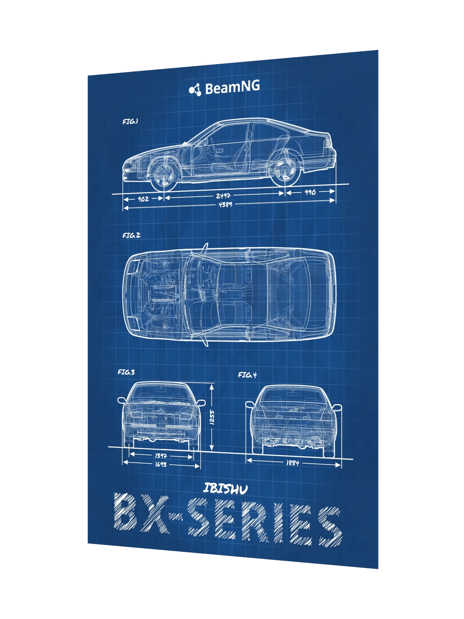 Ibishu BX-Series Blueprint Poster product image (3)