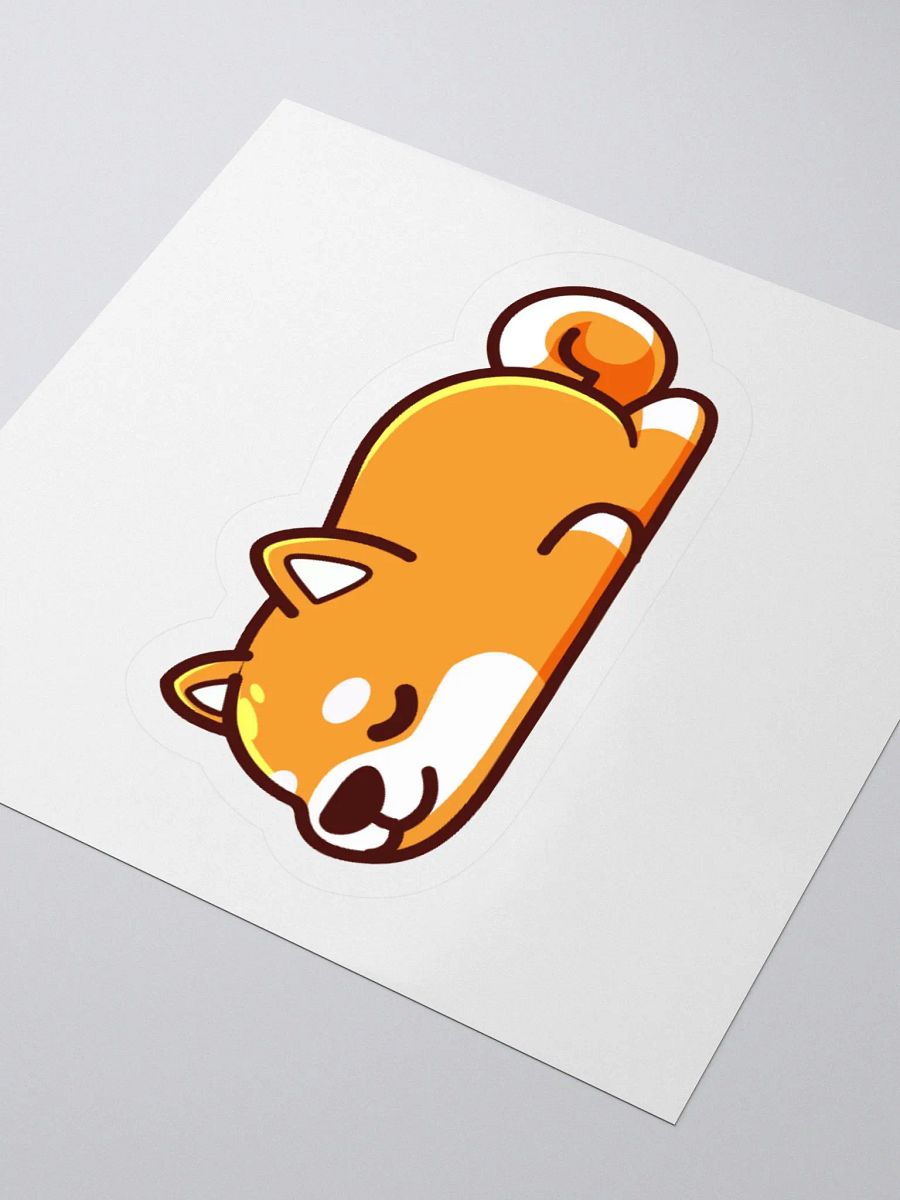 Sleepy shiba sticker product image (8)