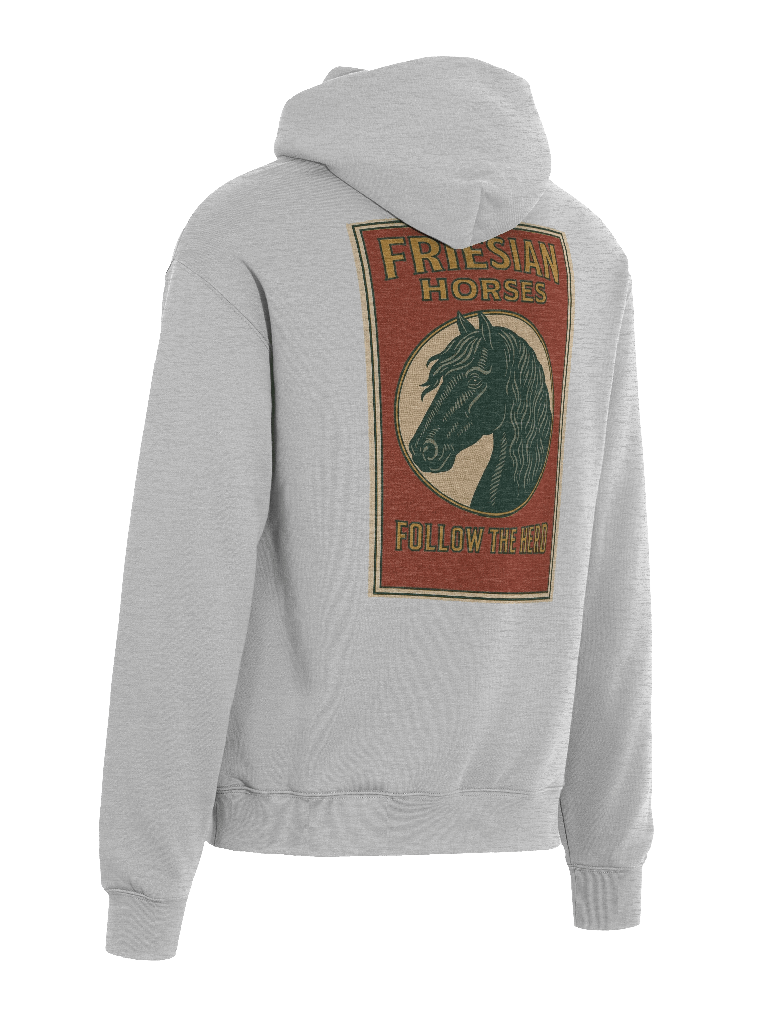 Vintage Friesian horses premium hoodie product image (5)