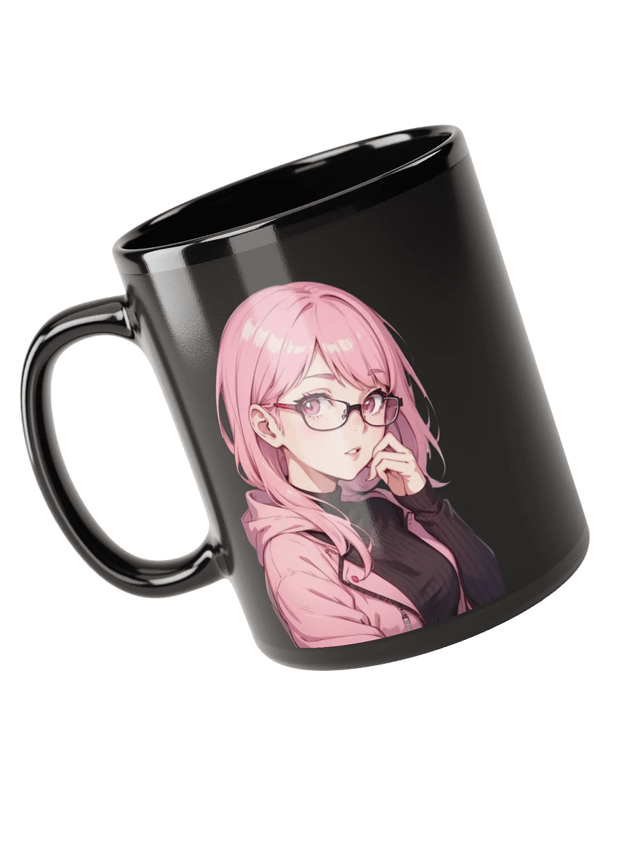 (PINK WAIFU) K Black Mug product image (3)