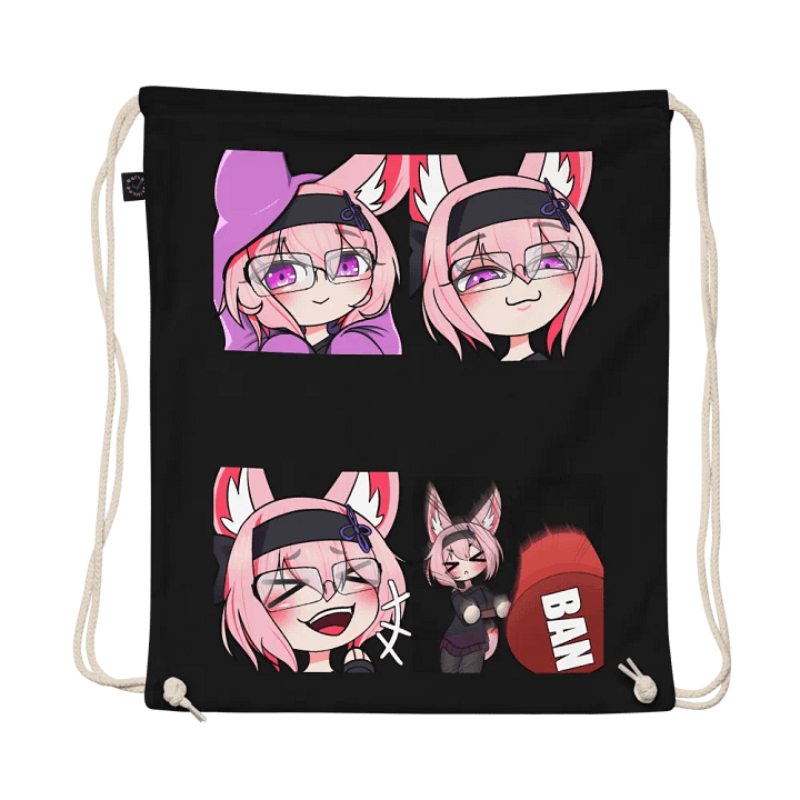 Donad Emote Drawstring Bag product image (1)