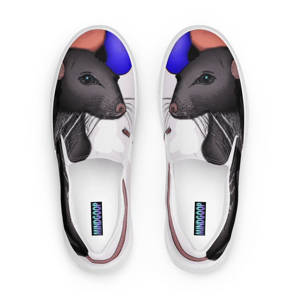 rat with balloons slip on canvas shoes product image (8)
