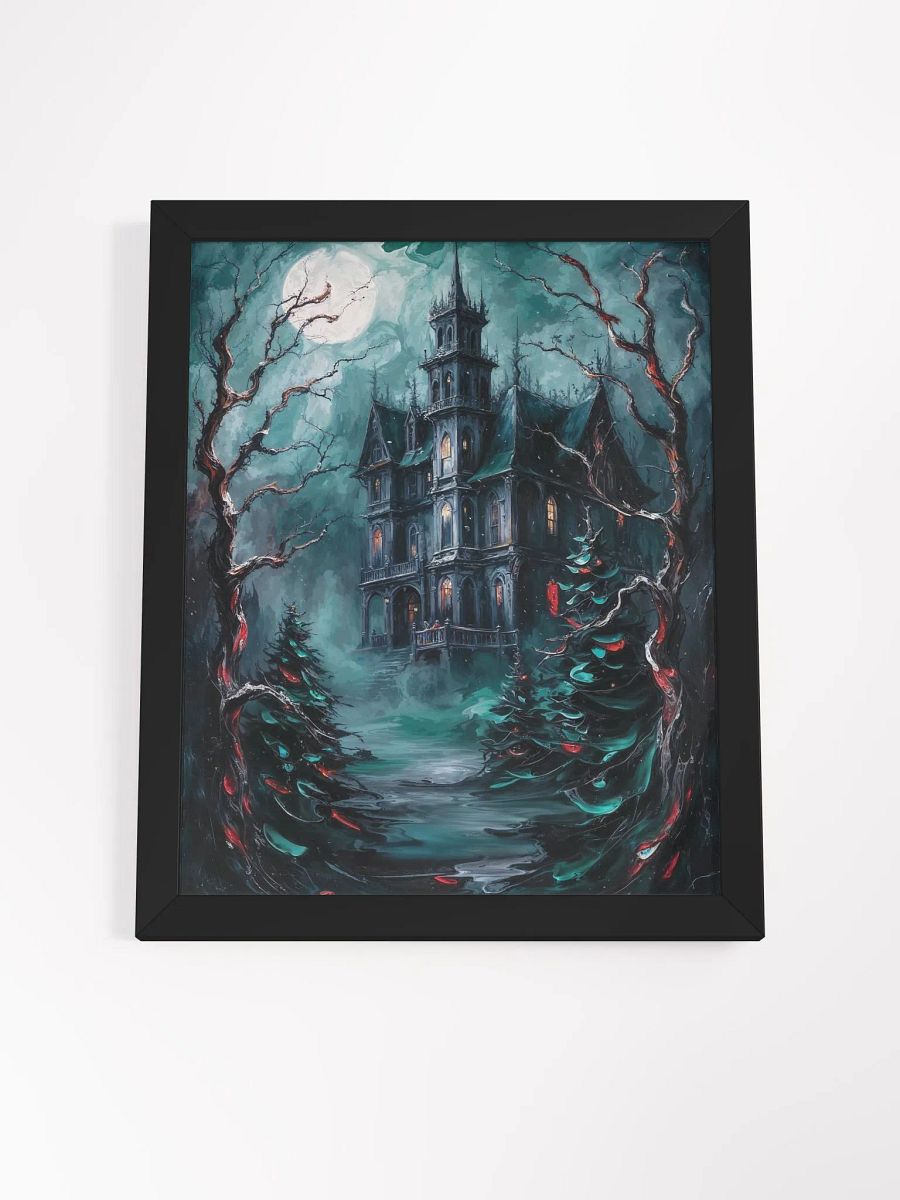 Ominous Gothic Manor Framed Poster product image (20)