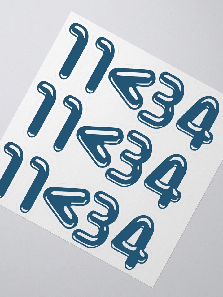 11<34 Kiss cut sticker sheet product image (2)