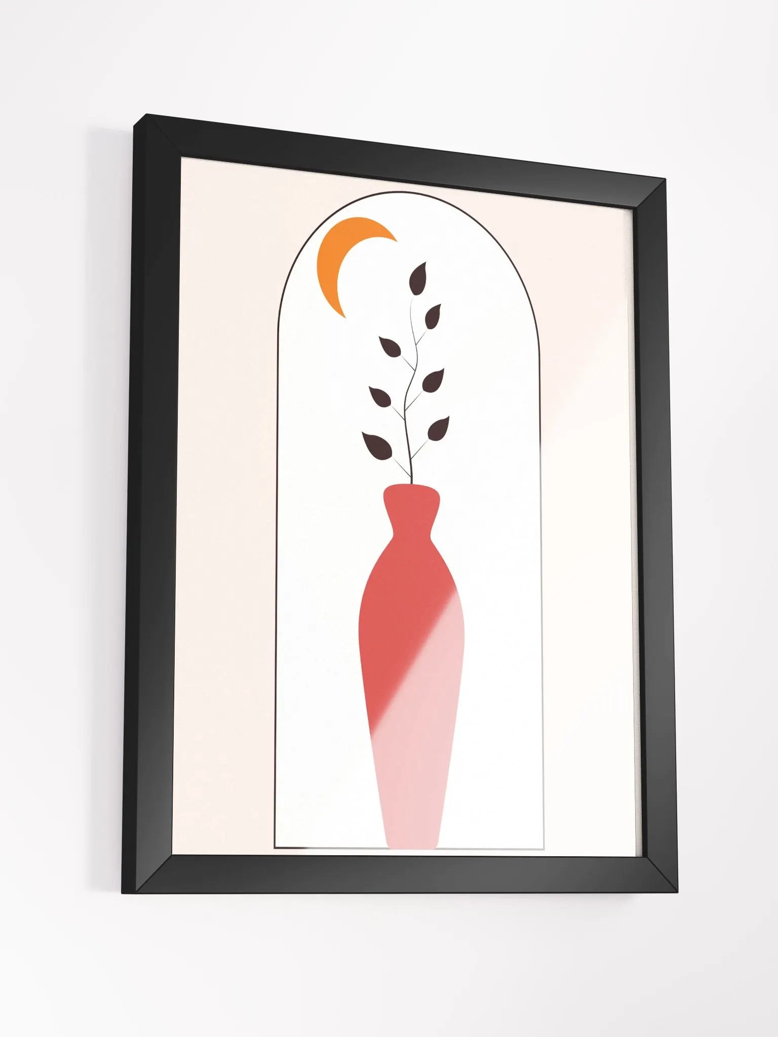 Crescent Moon Vase Poster product image (39)