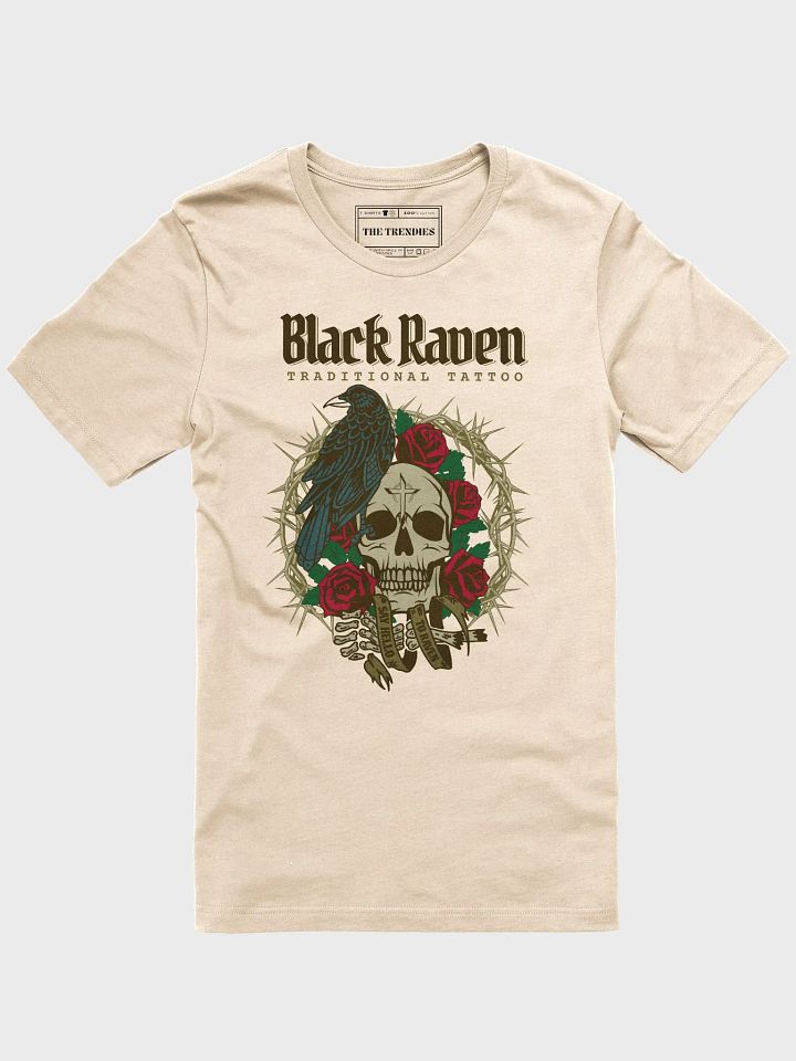 Black Raven Traditional Tattoo T-Shirt product image (1)