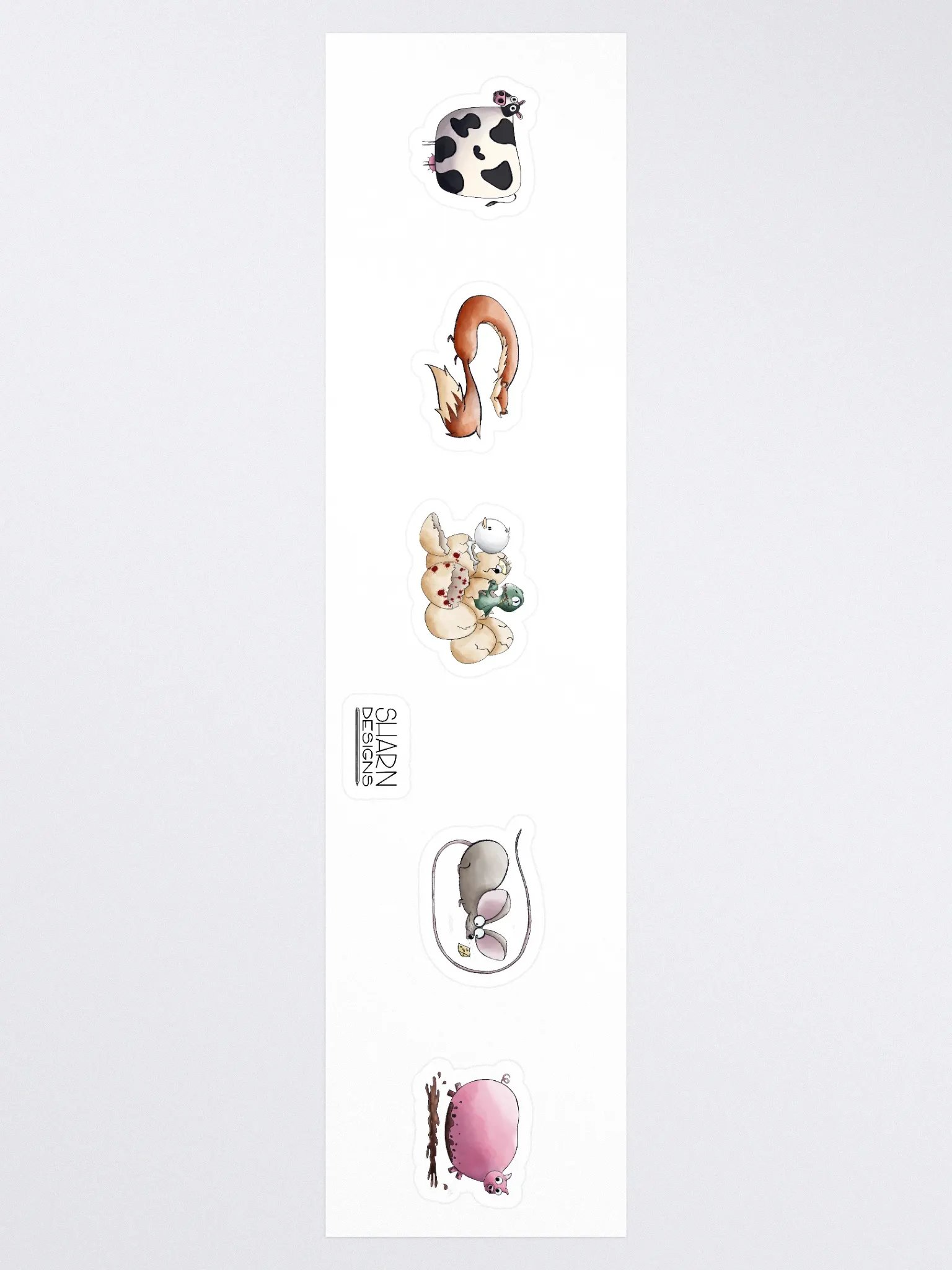 Impossible Farm Animals Kiss Cut Stickers Set 1 product image (3)
