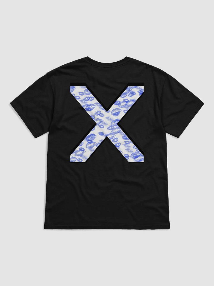 White X Blue Lipstick Kisses Shirt product image (21)