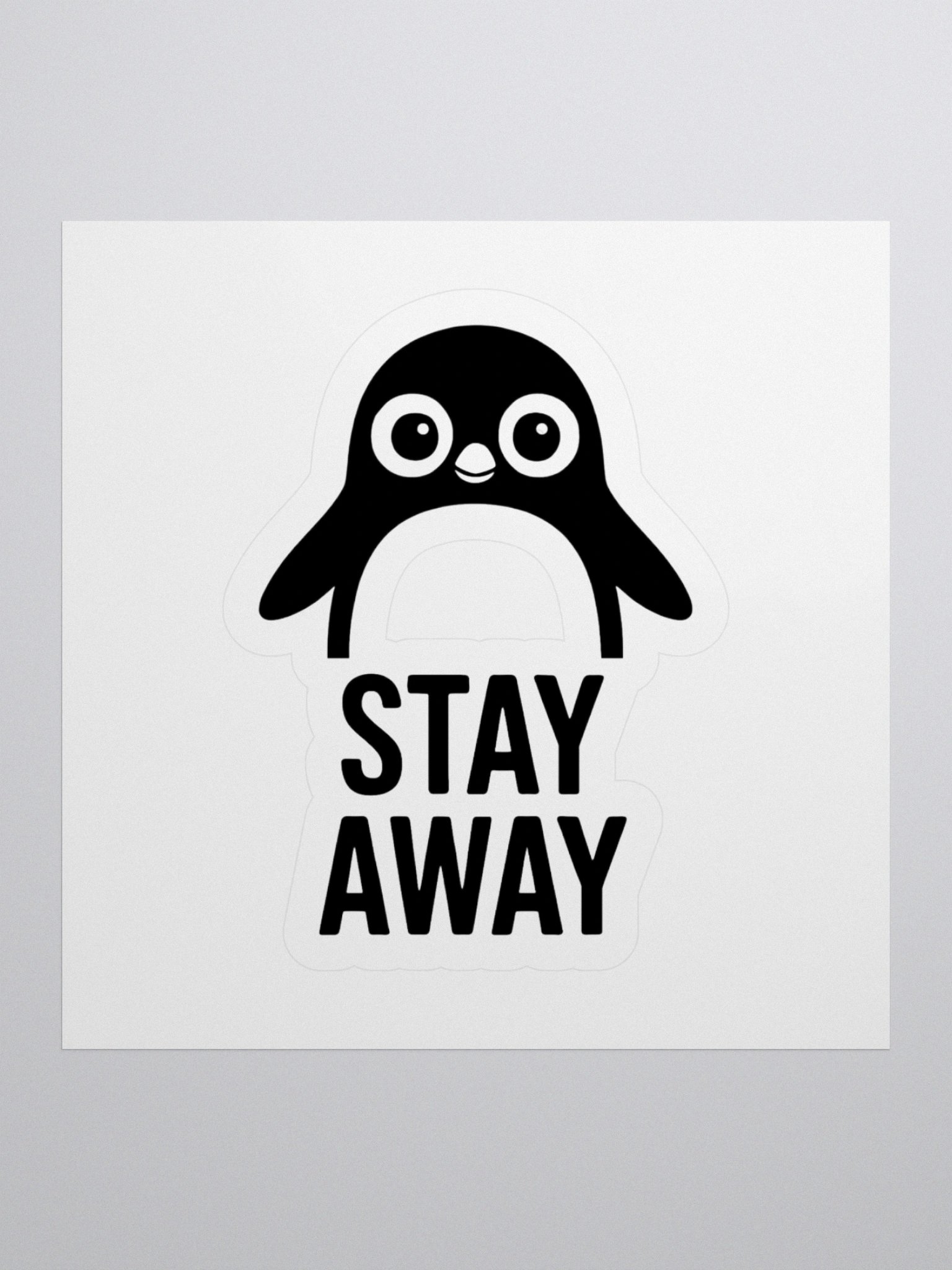 Stay Away Kiss Cut Stickers product image (3)