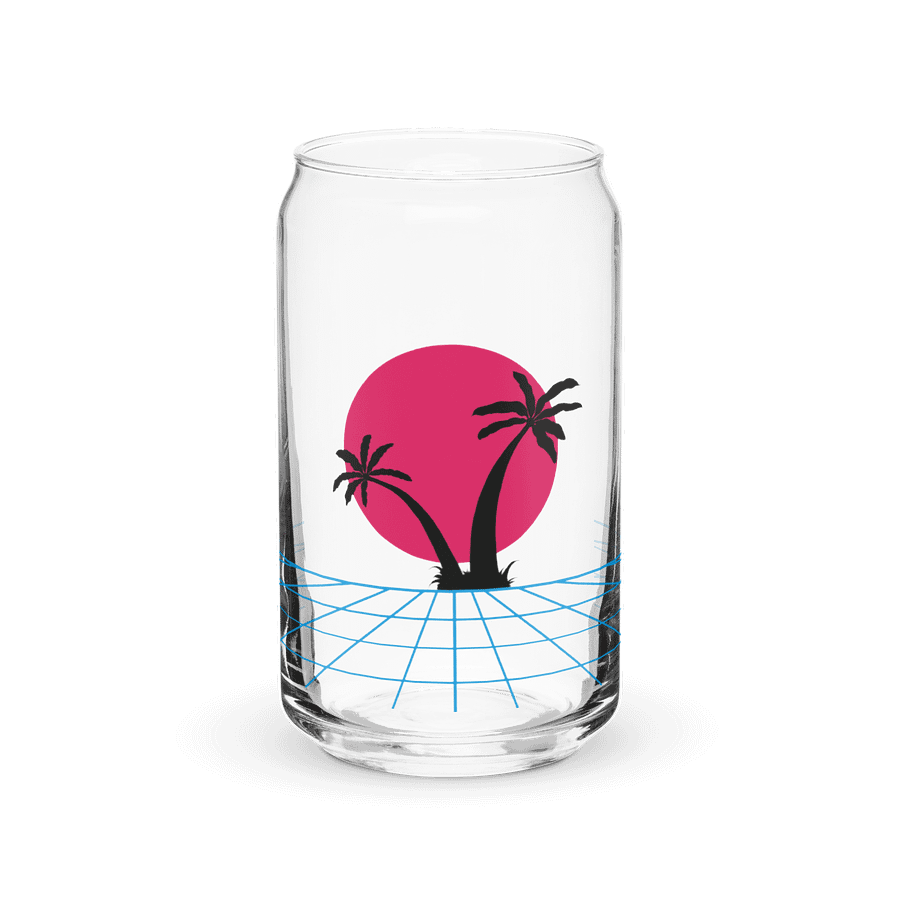 Neon Sunset Can Glass product image (2)