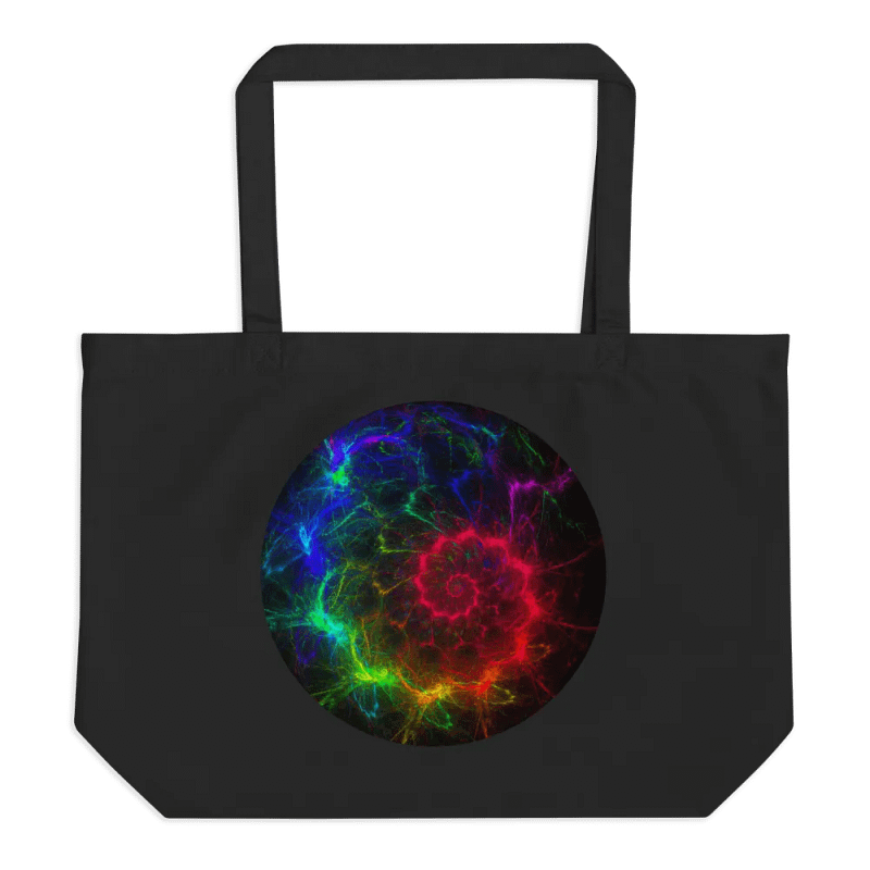 Fractal Chakra Econscious Organic Cotton Tote