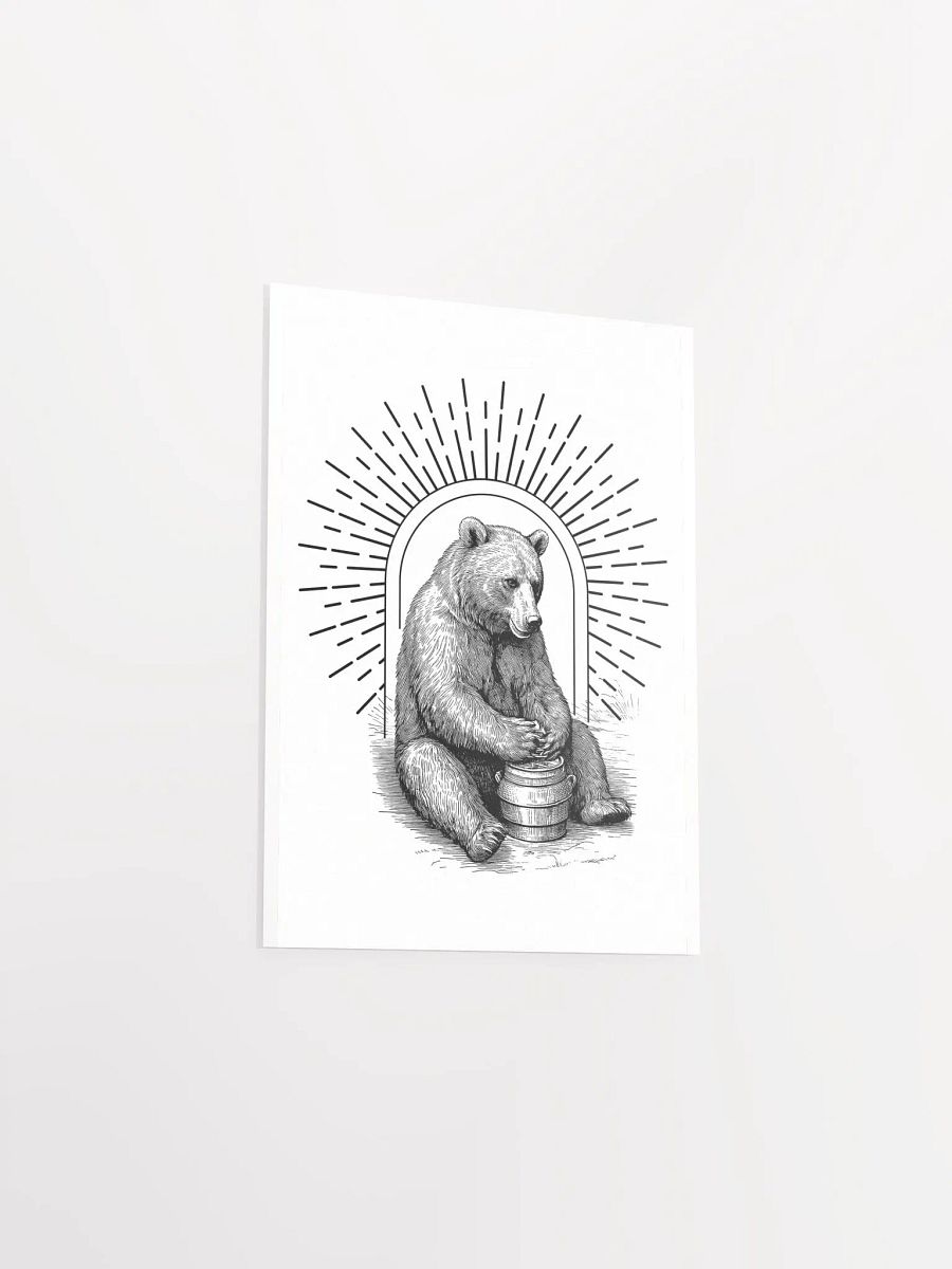 Honey Bear Art Print product image (3)