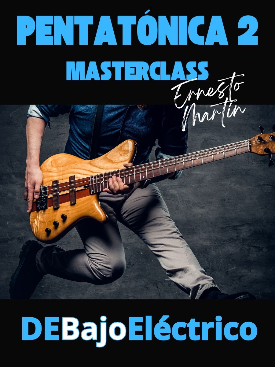 Pentatónica Mayor fraseo para bajo de 4 cuerdas - Masterclass 2 product image (1)