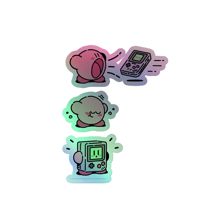 kirby game Sticker Sheet product image (2)