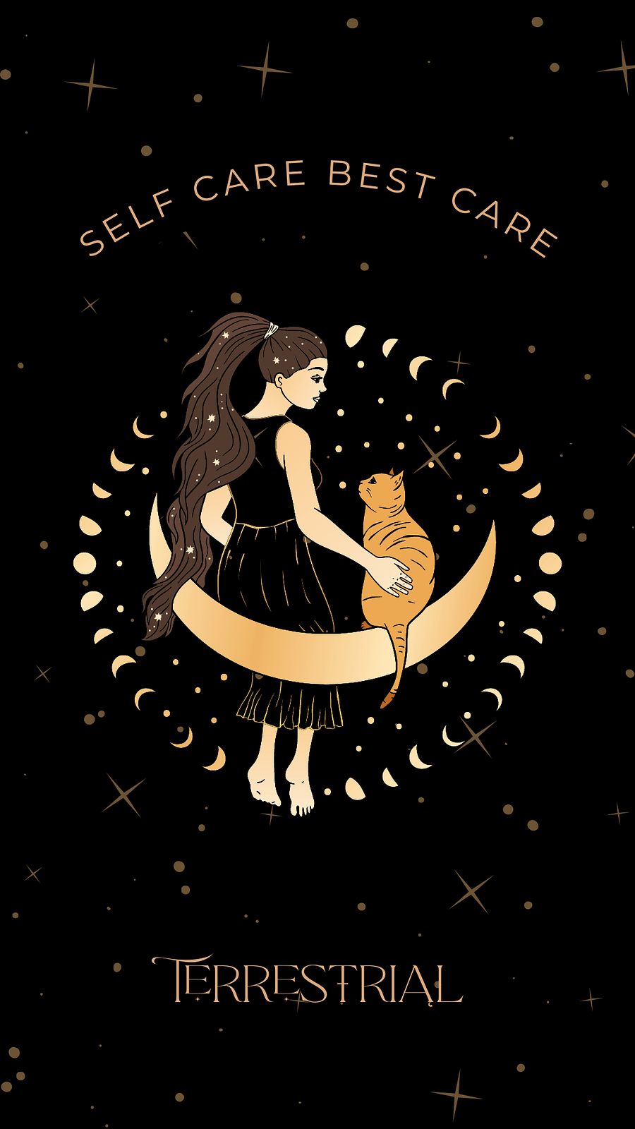 Self Care Leo & TO Phone Wallpaper product image (1)