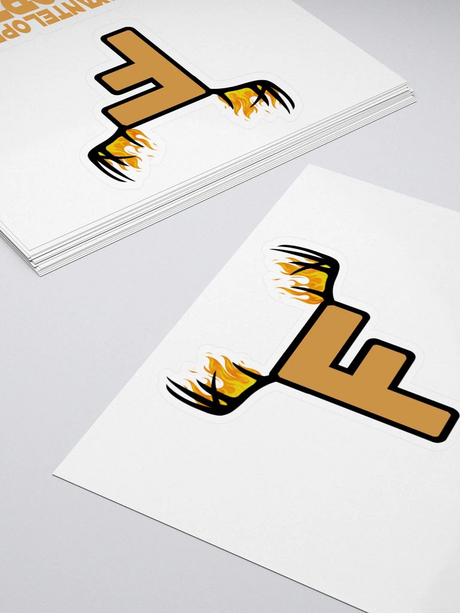 Fiery Gold Stickers product image (4)