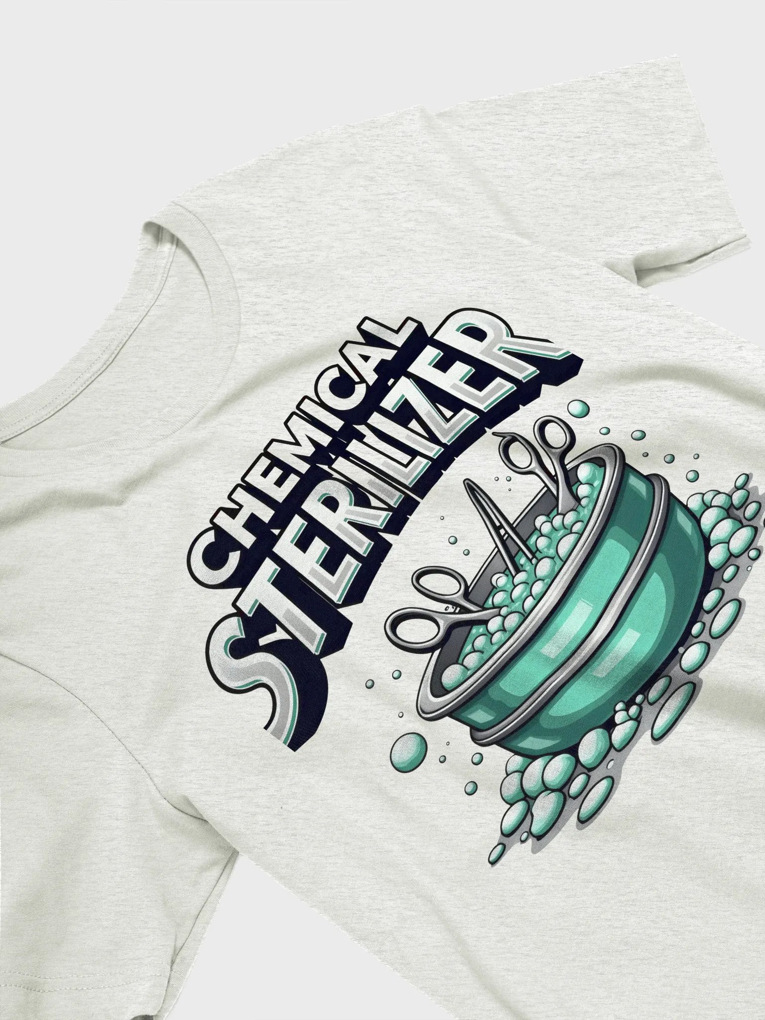 Chemical Sterilizer Green Bowl Illustration T-Shirt product image (5)