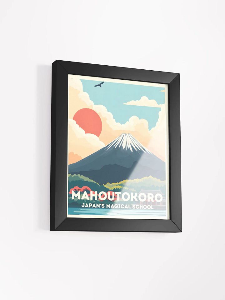 Mahoutokoro Magical School Vintage Travel Poster product image (2)