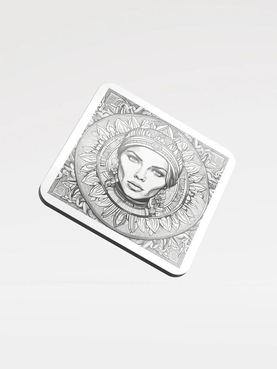 Serene Headdress Cork Coaster Set product image (1)