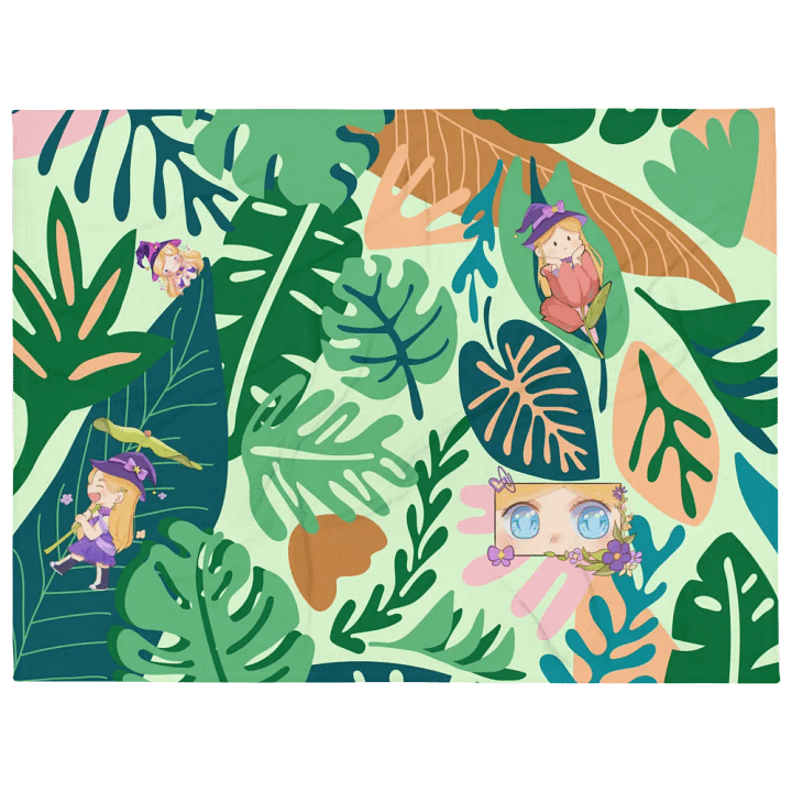 Fun Plants & Chibis Blanket product image (2)