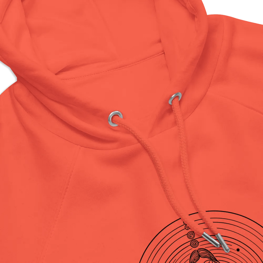 [Meditation 2 - Black] - Unisex Eco Raglan Hoodie product image (8)