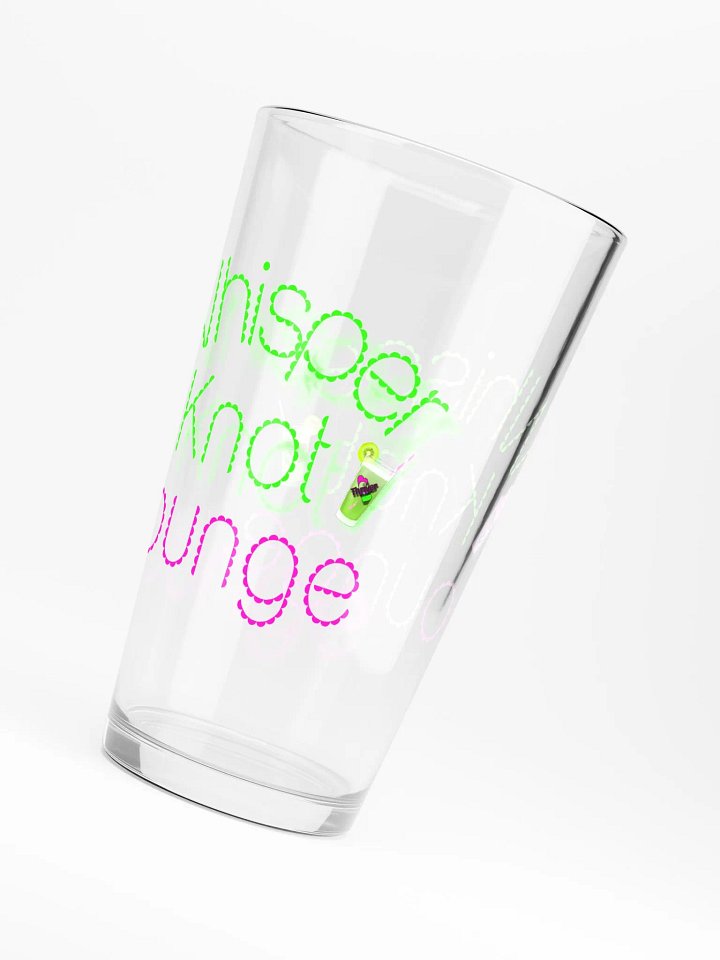 Whisper Knot Lounge Pint Glass (option A) product image (2)