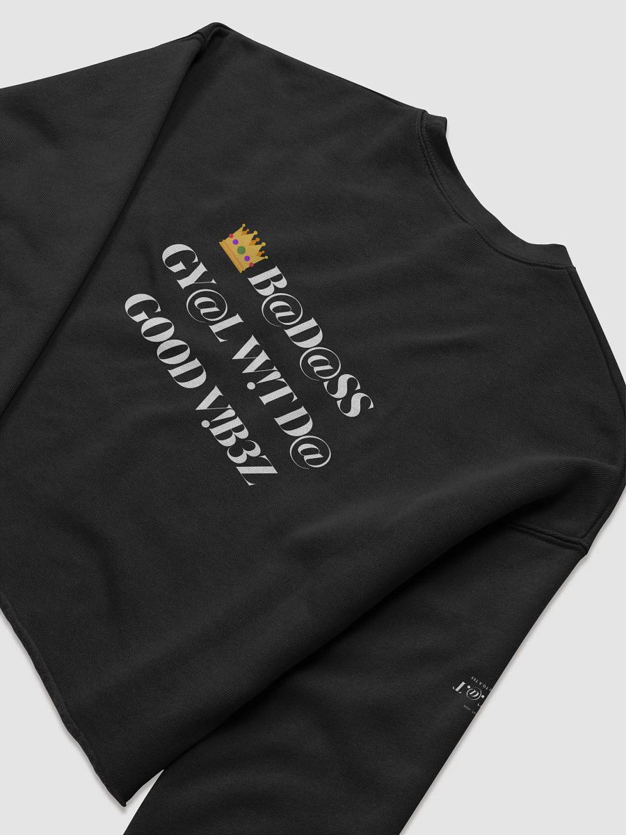 $.T.@.T B@D GY@L V!B3$ Crop Sweatshirt product image (6)