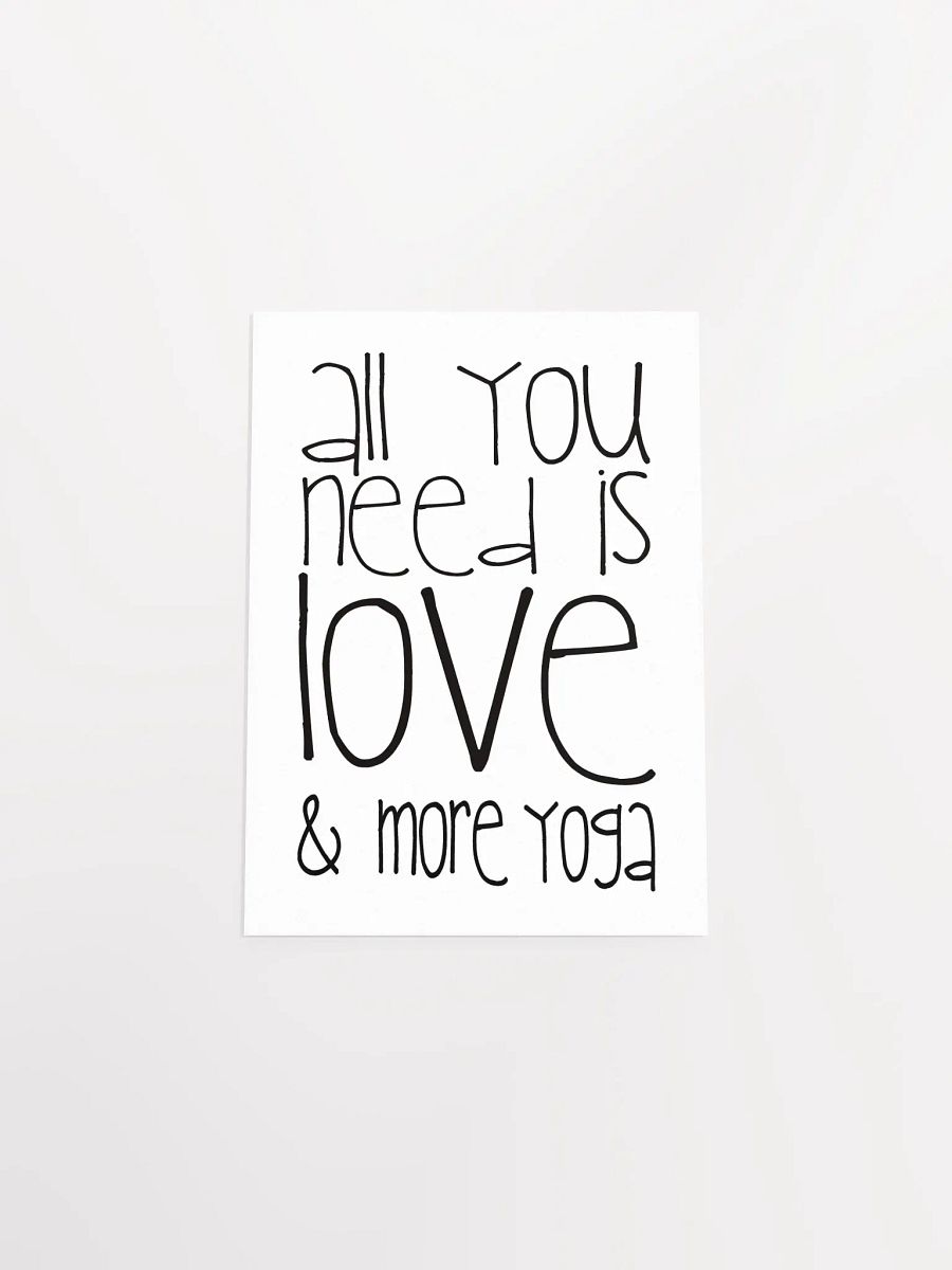 Love & Yoga Whimsical Poster product image (33)
