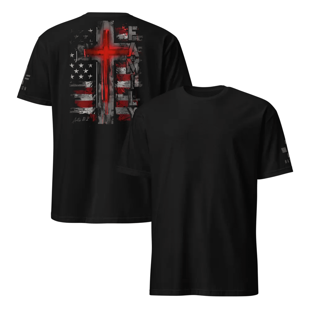 Family American Flag: Acts 10:2 product image (13)