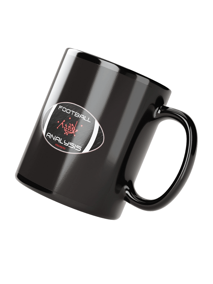 Football Analysis Black Glossy Mug product image (2)