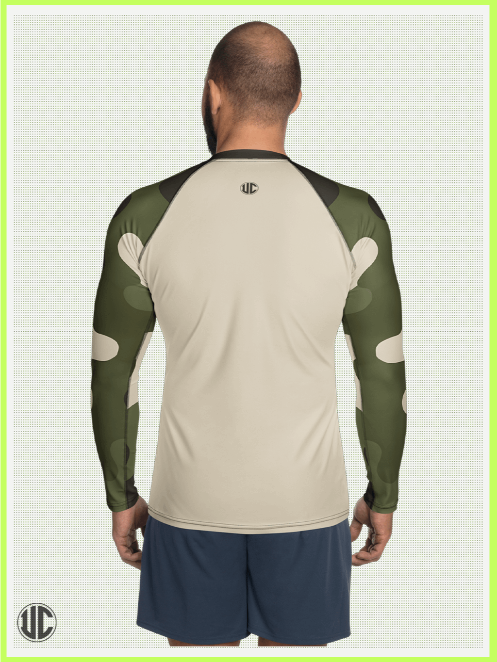 Becker’s Modern Camo – Men’s Rash Guard product image (3)