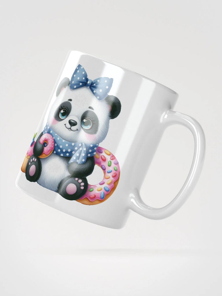Panda with Ribbon and Donut Mug product image (4)