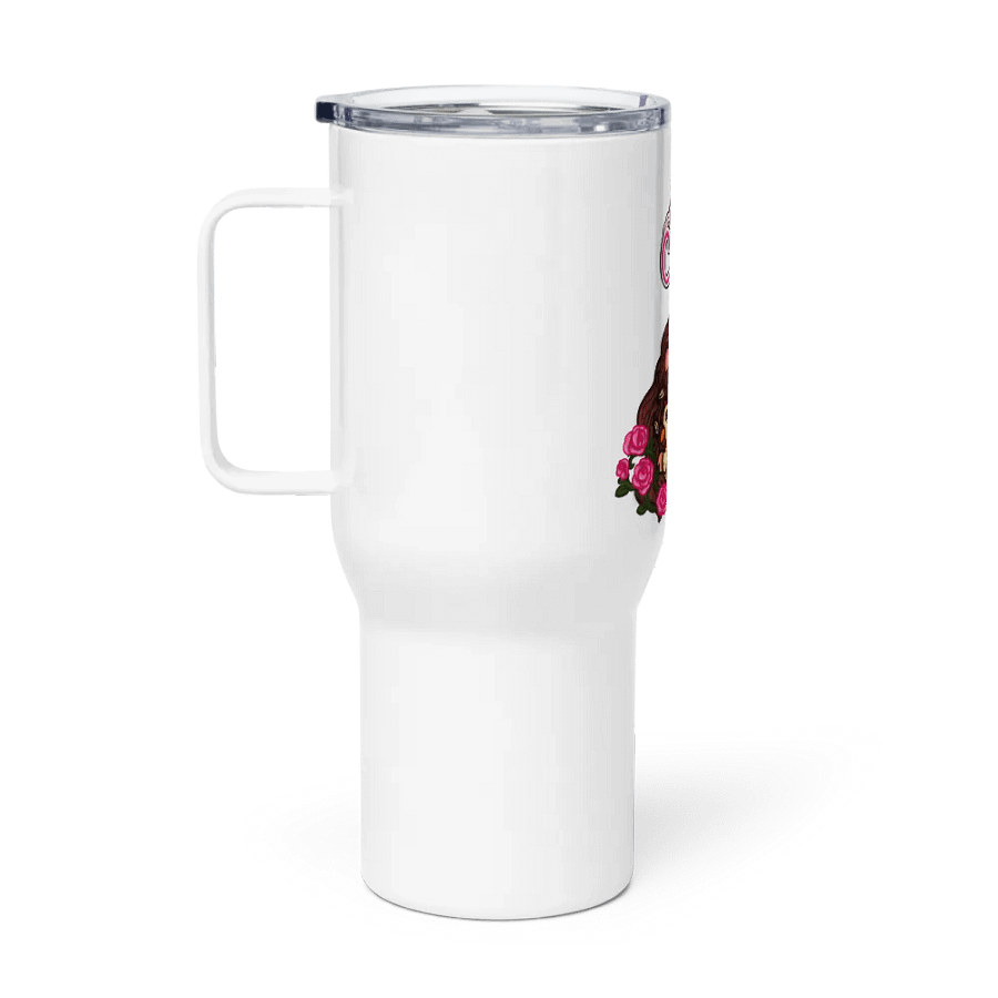 Chick & Roses Travel Mug product image (1)
