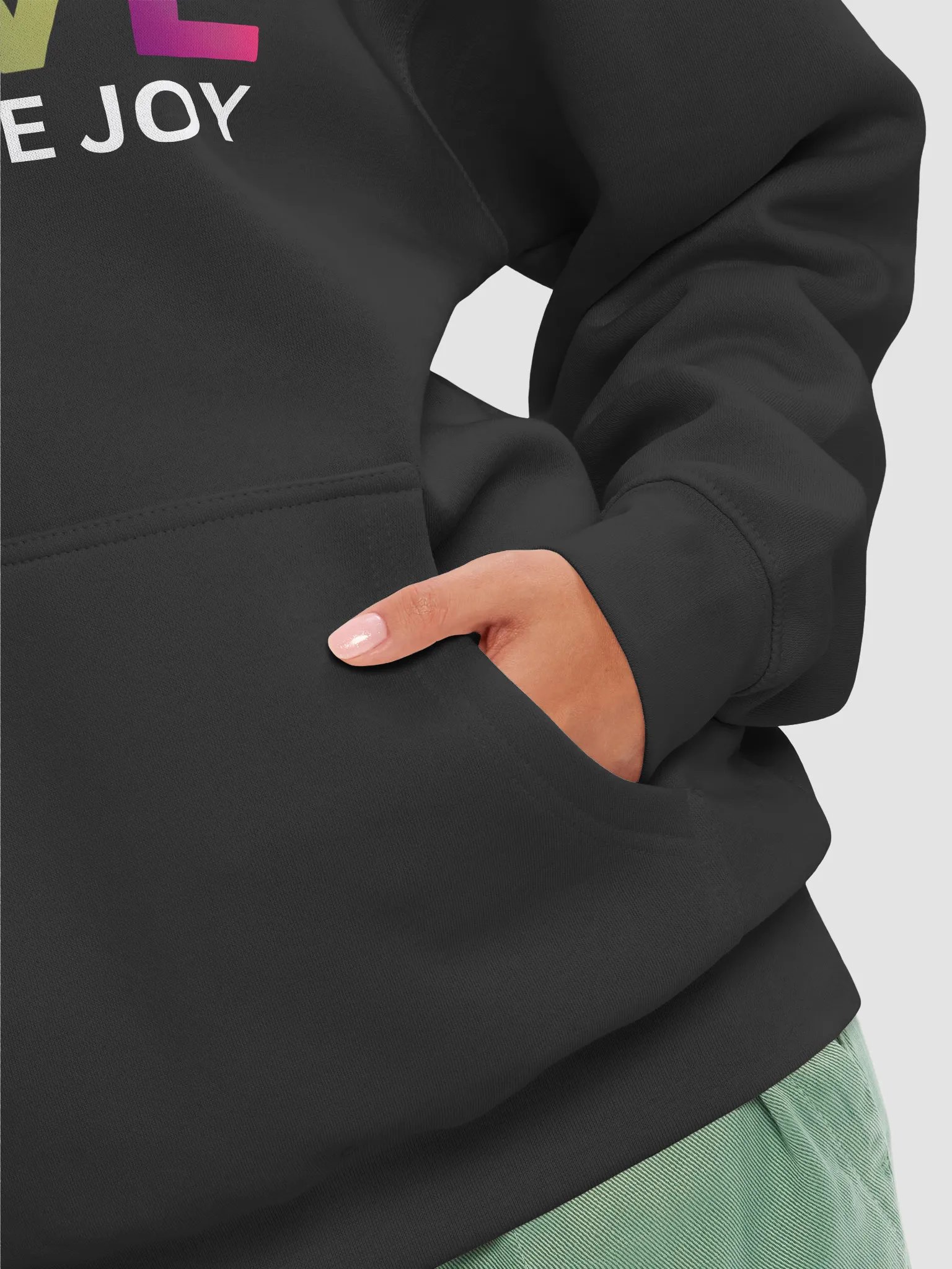Infinite Love Infinite Joy Block Unisex Hoodie product image (8)