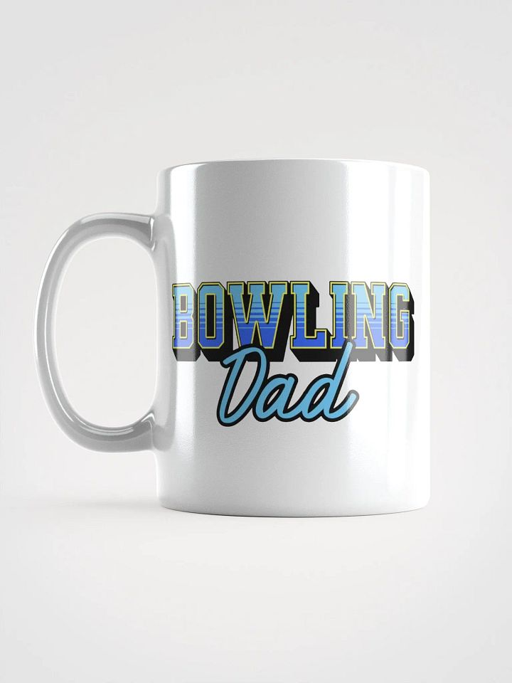 Bowling Dad White Glossy Mug product image (1)