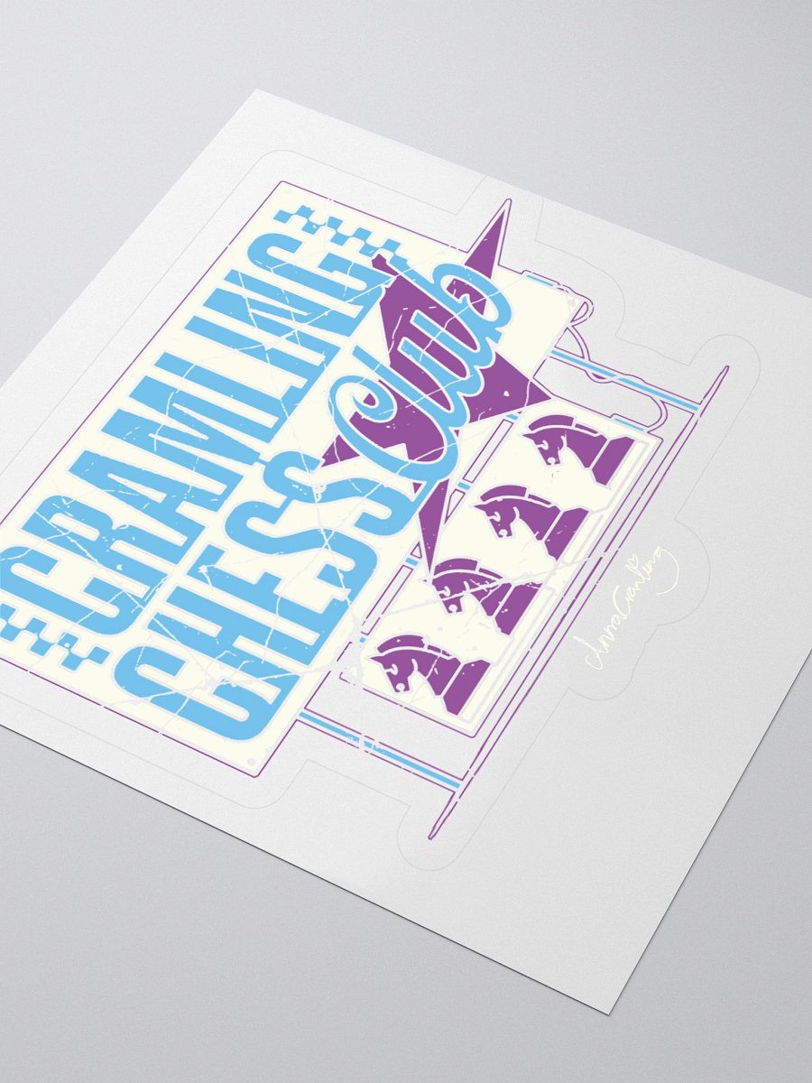 Cramling Chess Club Sticker product image (7)