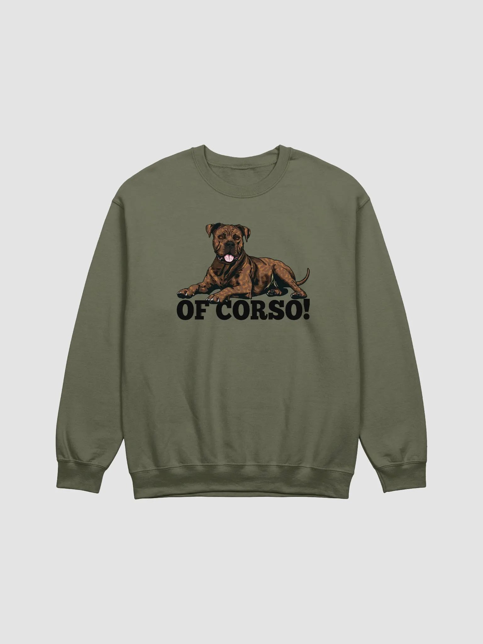 Of Corso! Sweatshirt of a Cane Corso (Brindle) | Funny Shirt for Cane Corso Paw-rents product image (15)