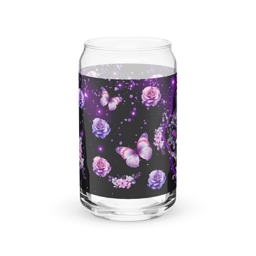 Gothic Rose Purple Skull Glass product image (5)