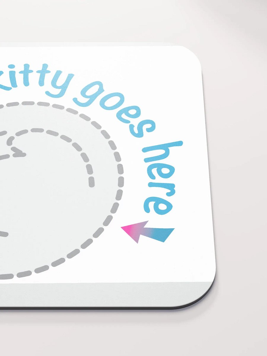 KITTY goes HERE! • classic mouse pad by Allcolor product image (5)