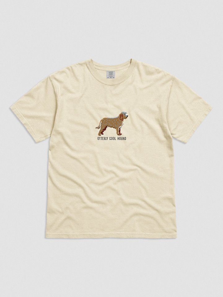 Otterly Cool Hound T-Shirt(Embroidered) of an Otterhound(Wheaten) product image (51)