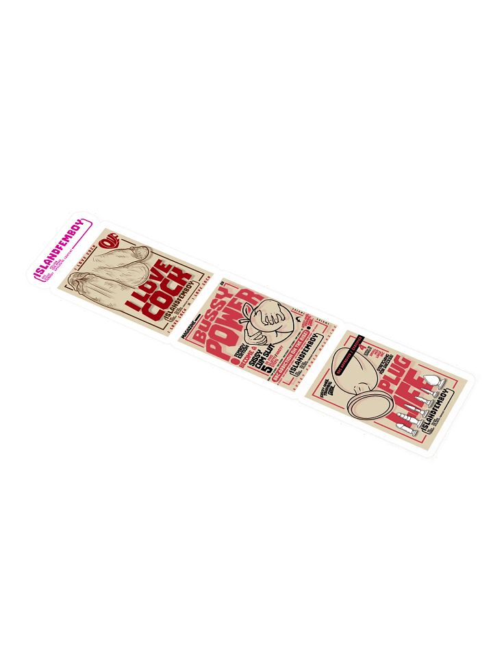 ISLANDFEMBOY : Sissy Sticker Pack : Femboy : Twink product image (2)